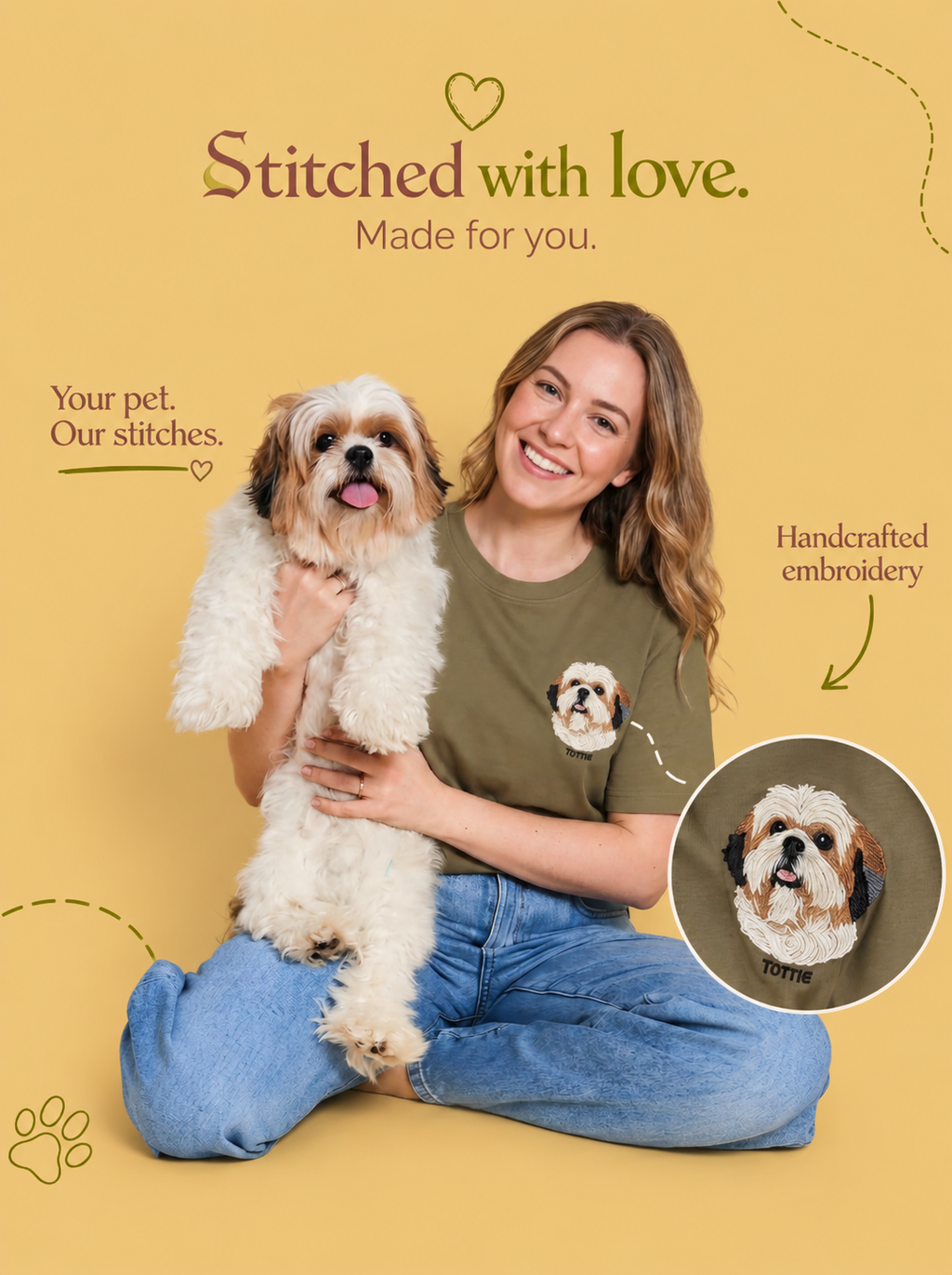 Customised Pet Embroidery