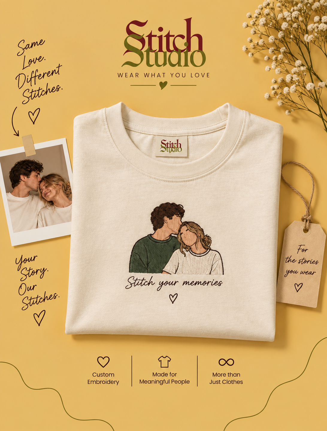 Stitched Memories - Customised Photo Embroidery