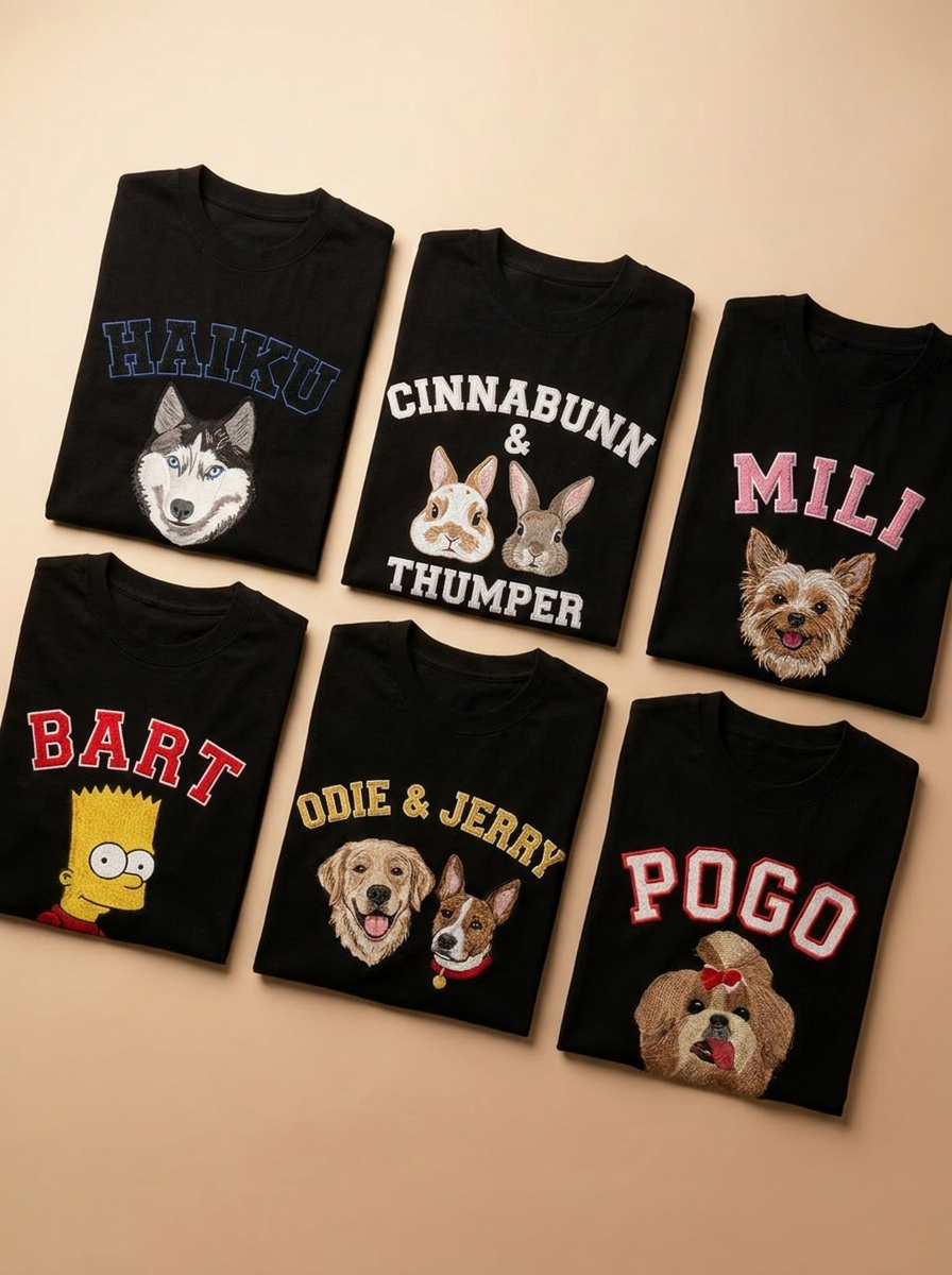 Varsity Version Customised Pet Embroidery