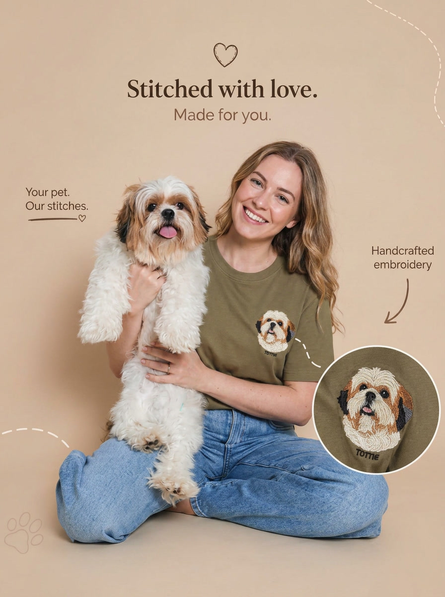 Customised Pet Embroidery